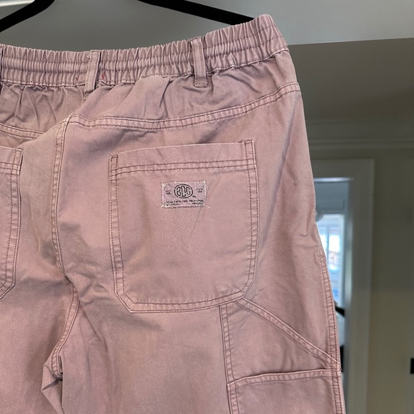 Men's-Urban Outfitters BDG Pink-Lilac Cotton Relaxed Fit Painter Pants - Size L - Picture 10 of 16
